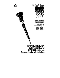 Thumbnail of document Manual - LVCF-112-12-ETFE Conductivity Level Switches